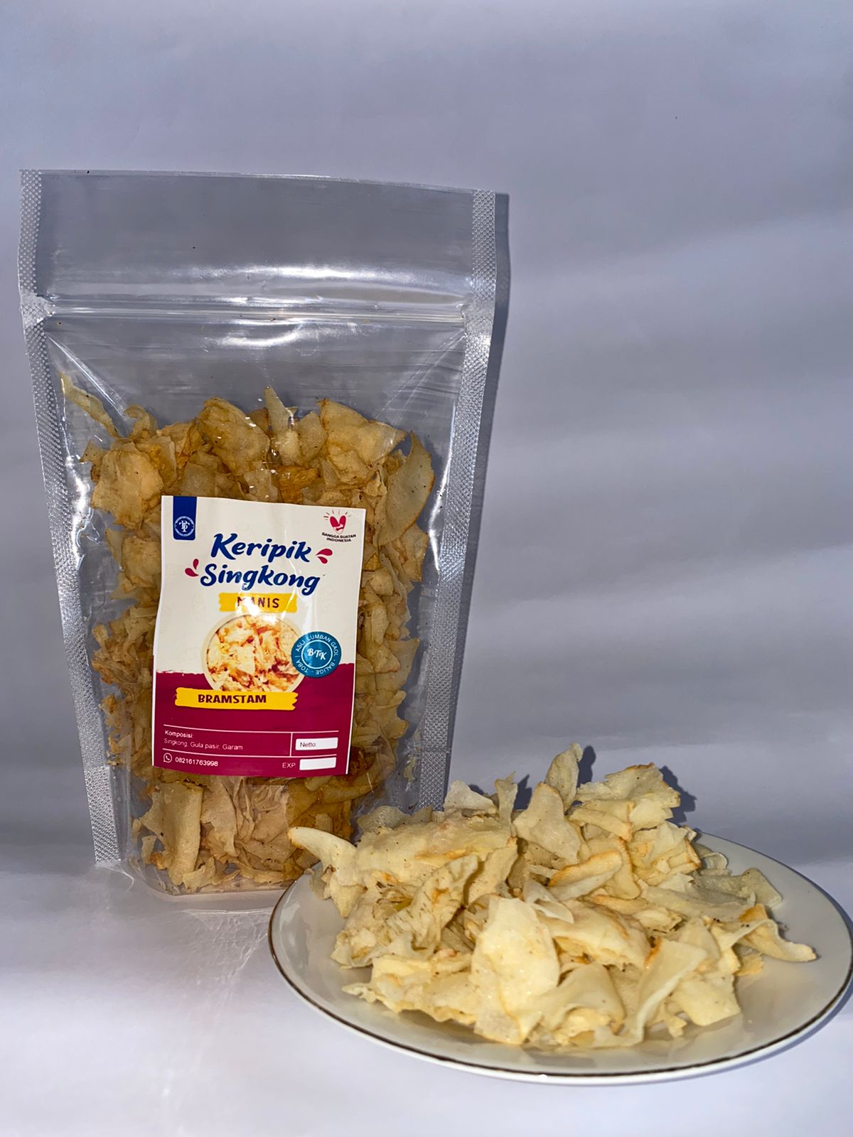 Keripik Singkong Manis 500 gr